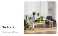 4-Tier Ladder Rack Freestanding Plant Stand Modern design for Apartment Dwellers
