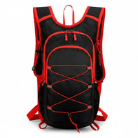 Multi-Pocket Design Cycling Backpack Multiple Pockets Hiking Daypack Reflective Strips Lightweight Sports Rucksack Leak-Proof for Hikers, Travel
