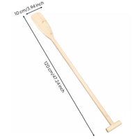 Dragon Boat Paddle Decorative Prop Wooden Paddle Polished Surface