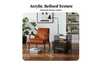 2-Tier Occasional Table Easy Assembly Two-Tier Waterfall Table for Small Areas