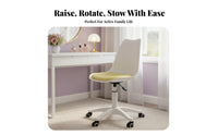 Ergonomic Computer Chair Effortless Rolling Casters for Student Dormitory, Teens