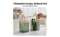 Upright Desk holder Luxury Design Fluted Brush holder multi-purpose for Home, School