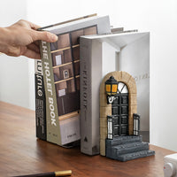 European Style Door Bookend Vintage Creative Home Decor Resin Craft