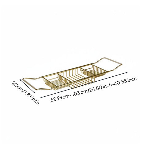 Extendable Bathtub Tray Multi-Functional Expandable Bathtub Tray for Home Spa