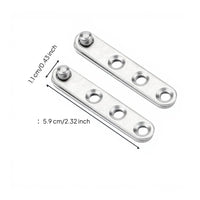 Adjustable stainless steel hinge