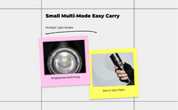 Rechargeable high-lumen LED