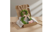 Easter Bunny Wreath Lightweight Holiday Decoration Handmade Look