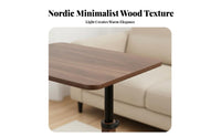 Tilting C-Shaped End Table Adjustable Height Indoor Furniture 360-Degree rotate Multi-Purpose for Students, Living Room, Bedroom