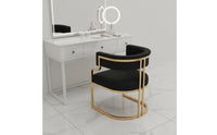 Comfortable Minimalist Salon Chair Ergonomic Design Upholstered Armchair Easy to Clean for Reception Area, Negotiation Room