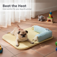 Pet Cooling Mat for Dogs and Cats, Breathable Washable Summer Pet Bed for Corgi, Bichon, Small to Large Breeds