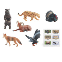 Jungles Animal Playset Realistic Animal Model Wildlife Figure Set for Kids, Classroom, Home Education, Playroom