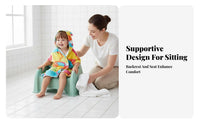 Small Plastic Chair with Backrest long-lasting young child Seat no-tools-required Assembly