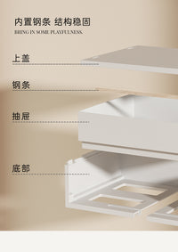 咖啡机置物架吧台餐边柜台面胶囊咖啡茶包收纳盒咖啡角抽屉储物盒