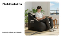 space-efficient 2-Person Sofa Minimalist Design space-efficient Upholstered Bench Wooden Legs