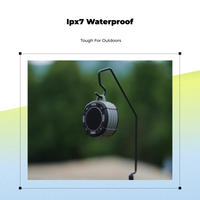 Waterproof speaker with deep bass
