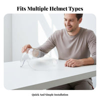 Anti-Fog Motorcycle Helmet Lens Sun Protection Motorcycle Helmet Face Visor Windproof Protected