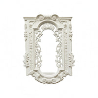 Dollhouse Miniature Baroque Design Wall Frame Balanced Gothic Wall Frame Classic Residence Miniature Scene Decoration