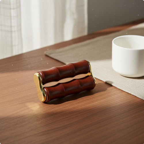 Rosewood Hand Roller Comfortable Grip Stress Relief Toy for Desk, Office Workers