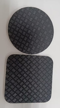 正方形跑步机防滑脚垫黑色Treadmill Mat Pad（ZLP2536）