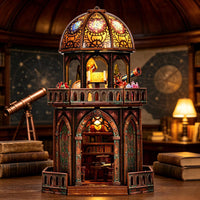 Observatory DIY Dollhouse Kit Wooden Puzzle Model