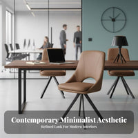 Upholstered Dining Chair Modern Minimalist aesthetic Seating Furniture Nordic Design