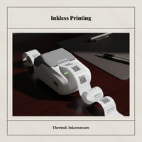 Food Label Printer, Thermal Sticker, Date Barcode, Transparent, Handheld, Smart Home & Business