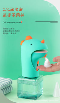 跨境自动感应皂液器小恐龙7级防水充电款可爱儿童卡通洗手机