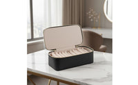 Portable Jewelry Travel Case Large Capacity 12-Pouch Jewelry Storage Box Snarlknot-resistantFree Long-Lasting for Travelers