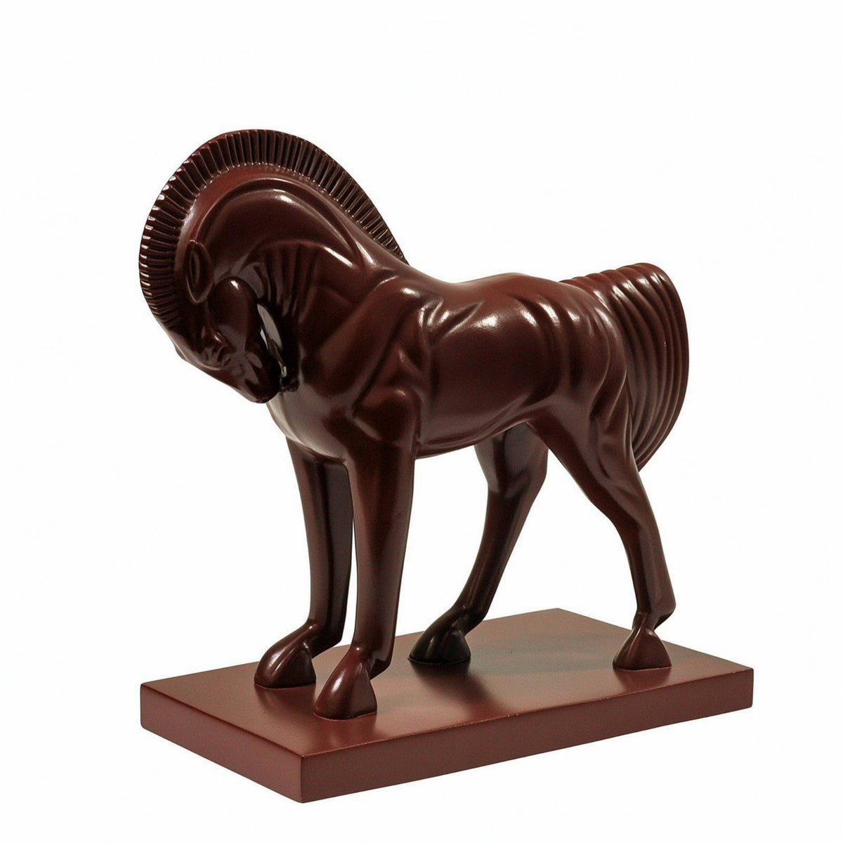 Horse Figurine Resin Horse Statue Modern Decor for Office Desk
