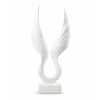Wing Sculpture Minimalist Tabletop Sculpture Vertical for Living Room