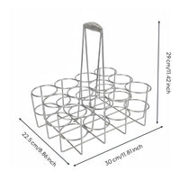 Foldable Beer Rack Portable Drink Carrier Reusable for Bartenders