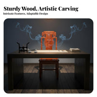 Chinese Roundrear Armchair Traditional Design Indoor Furniture for leisure corner