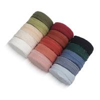 Hand-Torn Fringe Ribbon for Gift Wrapping and Crafts