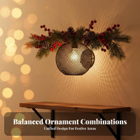 Hollow Iron Light Cover Easy to Install Hollow Mesh Light Shade DIY Friendly