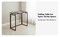 Foldable Desk Foldable Foldable Work Table Portable for Dorm Room, Bedroom