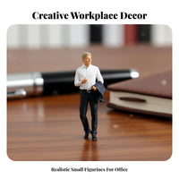 Tiny Human Model Collectible Realistic Miniature Person Hand-Painted Miniature Person Highly Detailed for Collectors, Dioramas