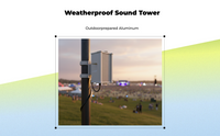 20W waterproof outdoor wall speaker