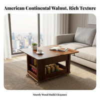 Foldable Trolley Table Space Saving Design Household Furniture Multi-Functional
