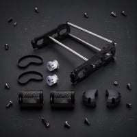 Electric Skateboard Motor Mount Bracket Timing Pulleys Vehicle Part Black