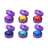 DOWMOO Halloween Purple Steamer Bun Squishy Toy - Funny Shape Party Gift Desktop Stress Relief Ornament