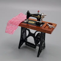Dollhouse Stitching Apparatus with Accessories Realistic Miniature Stitching Apparatus Authentic