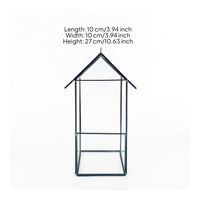 Glass House Terrarium Hanging Glass Terrarium Clear for Windowsill, Shelf