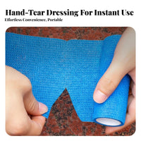 Does Not Stick to Skin or Hair Elastic Ankle Support Tape Stretchy Ankle Compression Bandage Hand Tearable for Athletes, Runners