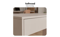 2-Drawer Writing Desk Minimalist Design Study Table Modern aesthetic Multi-Purpose for Professionals, Families