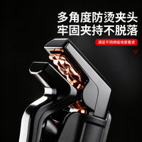 工业级加厚一体纯铜弯头电焊钳 多角度防烫防滑枪式弯头电焊钳