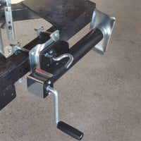 Trailer Jack Leg Heavy Duty Side-Mount Trailer Jack Manual for Campsite Leveling