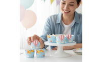 Battery Operated Automatic Carousel Cake Stand Multi-Functional Automatic Dessert Turntable Sturdy Plastic Rotating Dessert Display Eye-Catching for Bakers, Parents, Birthday Parties, Holiday Events, Baby Showers, Afternoon Tea