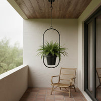 Hanging Flower Pot Nordic Aesthetic Metal Hanging Planter Decorative Iron Frame