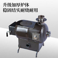 煤气罐新款改装家用观火取暖炉柴煤两用柴火做饭烧水烤箱采暖特厚