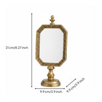 Tabletop Mirror Stand Vintage-Design Ornate Mirror Stand Embossed